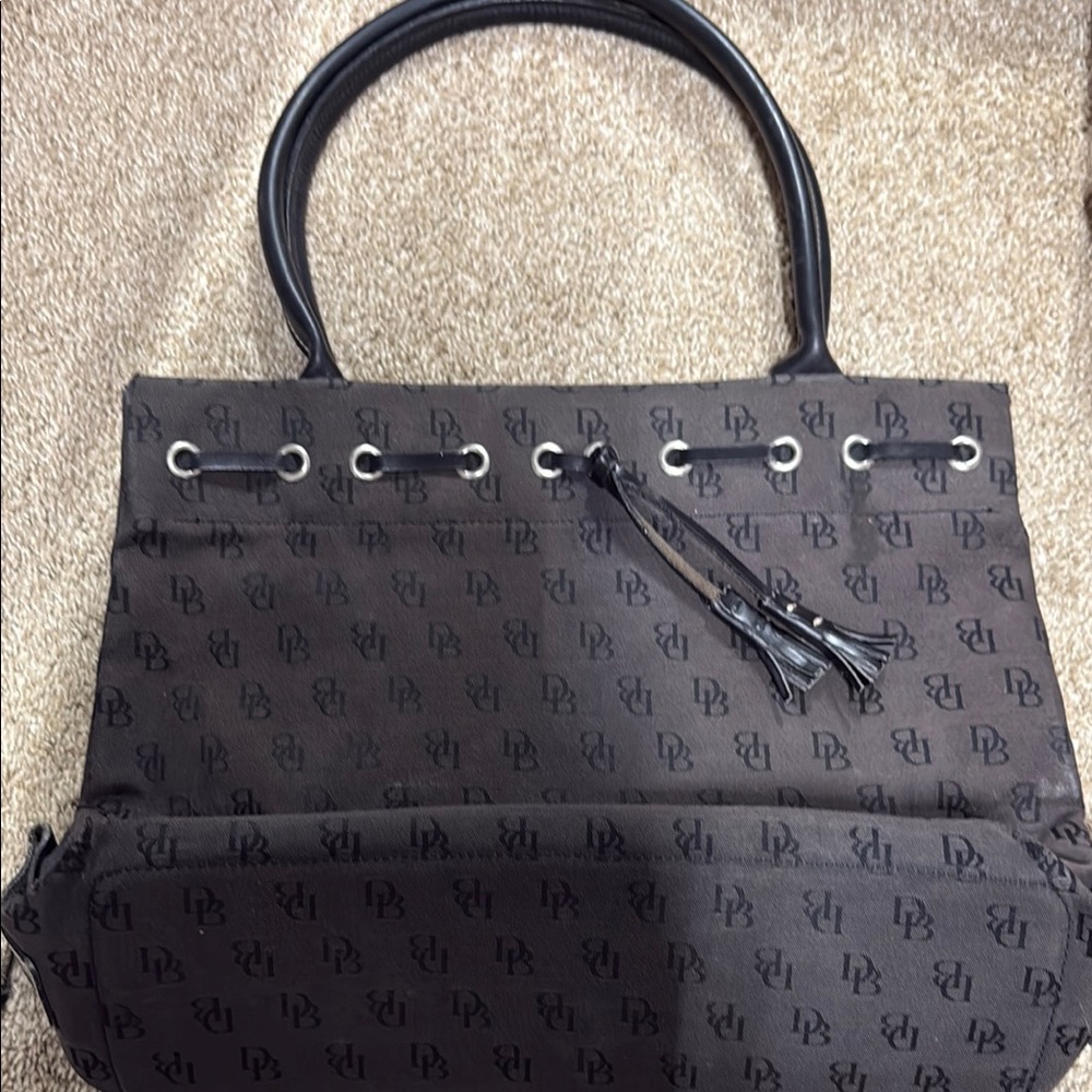Stylish Black Designer Tote Bag